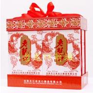 老龍口52°紅花龍白酒雙瓶裝1000mL包郵
